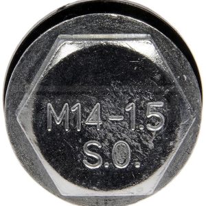 Dorman Oil Drain Plug, Autograde ™ Oil-Tite!, 6 Point Head, M14-1.50 Thread, Single Oversize, Without Magnetic Tip, With Gasket – 65217