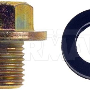 Dorman Oil Drain Plug, Autograde ™, 14 Millimeter Head, M12 -1.25 Thread, 0.472 Inch Shank Length, Single, Without Magnetic Tip, With Gasket – 65263