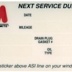 Dorman Service Reminder Sticker, Autograde ™, Oil Change Sticker, Pack of 6 – 65287