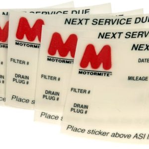 Dorman Service Reminder Sticker, Autograde ™, Oil Change Sticker, Pack of 6 – 65287