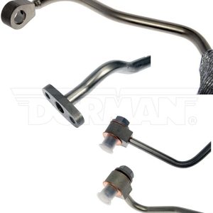 Dorman Turbocharger Oil Return Kit, OE Solutions ™, Aluminum, With Turbo Oil Line/ Oil Outlet Tube, / Two Water Feed Lines – 667-026