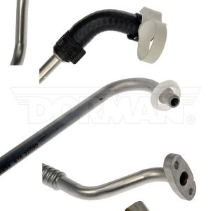 Dorman Turbocharger Oil Return Kit, OE Solutions ™, Aluminum, With Turbo Oil Line/ Oil Outlet Tube, / Two Water Feed Lines – 667-026