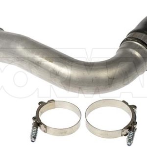 Dorman Turbocharger Intercooler Pipe, OE Solutions™, 25.2 Inch Length, 3-1/2 Inch Outside Diameter, Black, Steel/ Rubber, With 1 Clamp – 667-030
