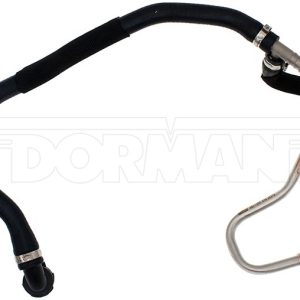 Dorman Turbocharger Coolant Line, OE Solutions ™, 9 Inch Length, Black and Natural, Aluminum and PVC, Single – 667-318