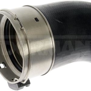 Dorman Turbocharger Intercooler Pipe, OE Solutions ™, 17 Inch Length, 3 Inch Outside Diameter Driver Side Intercooler Hose, Black, Rubber – 667-364