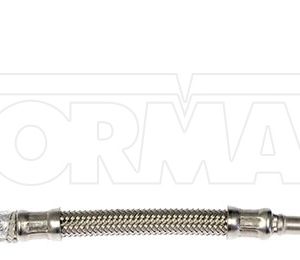 Dorman Turbocharger Oil Feed Line, OE Solutions™, 10-1/2 Inch Length, Aluminum, With Flanged Bracket and Banjo Bolt – 667-466