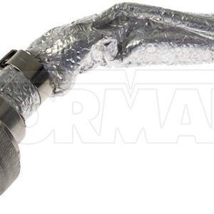 Dorman Turbocharger Oil Feed Line, OE Solutions™, 10-1/2 Inch Length, Aluminum, With Flanged Bracket and Banjo Bolt – 667-466