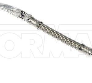 Dorman Turbocharger Oil Feed Line, OE Solutions™, 10-1/2 Inch Length, Aluminum, With Flanged Bracket and Banjo Bolt – 667-466