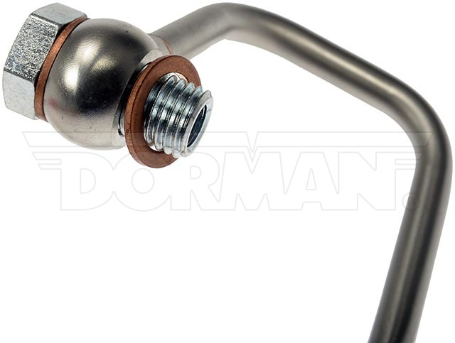 Dorman Turbocharger Oil Feed Line, OE Solutions ™, Aluminum, 11 Inch Length, With Two Banjo Bolt and Washers – 667-509