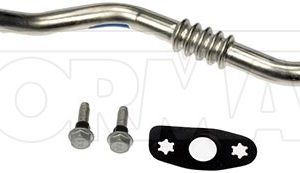 Dorman Turbocharger Oil Return Kit, OE Solutions ™, Aluminum, With Turbocharger Oil Return Tube/ Gasket/ Two Screws – 667-524