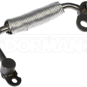 Dorman Turbocharger Coolant Line, OE Solutions ™, 6-1/2 Inch Length, Stainless Steel, Molded Assembly – 667-539