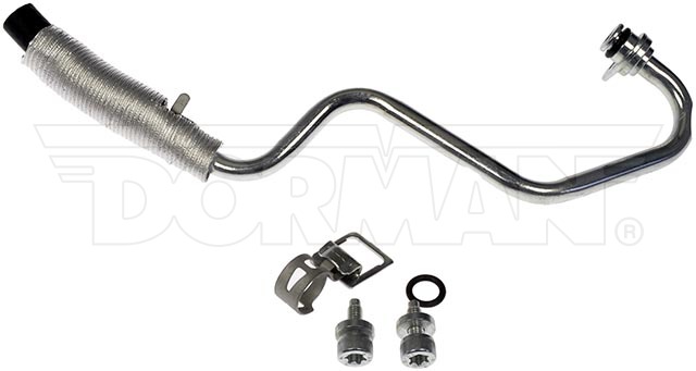 Dorman Turbocharger Coolant Line, OE Solutions™, 1/4 Inch Inside Diameter, 0.335 Inch Outside Diameter, 11-1/2 Inch Length, Molded Assembly – 667-541
