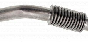 Dorman Turbocharger Oil Feed Line, OE Solutions™, 7 Inch Length, 1 Inch Outside Diameter, 0.125 Inch Inside Diameter, Aluminum – 667-544