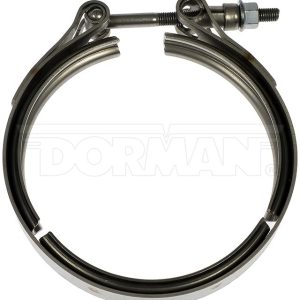 Dorman Exhaust Clamp, OE Solutions ™, V-Band Clamp, 3.96 Inch Diameter, Aluminum, Single – 667-567