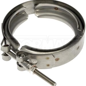 Dorman Exhaust Clamp, OE Solutions ™, V-Band Clamp, 3-1/2 Inch Diameter, Regular, Aluminum, Single – 667-572