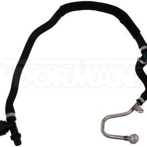 Dorman Turbocharger Coolant Line, OE Solutions ™, 28 Inch Length, 1.06 Inch Outside Diameter, Molded Assembly, With Aluminum Fittings – 667-575