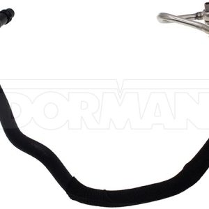Dorman Turbocharger Coolant Line, OE Solutions ™, 28 Inch Length, 1.06 Inch Outside Diameter, Molded Assembly, With Aluminum Fittings – 667-575