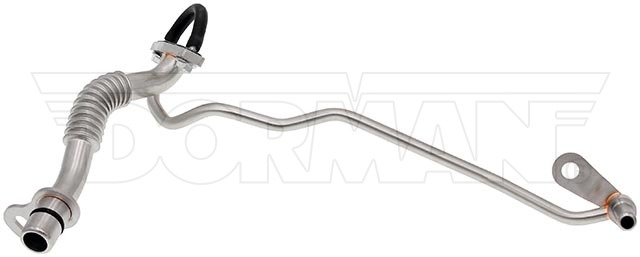 Dorman Turbocharger Oil Feed Line, OE Solutions ™, 9.07 Inch Length, Aluminum, Natural, Supply and Return Assembly – 667-639