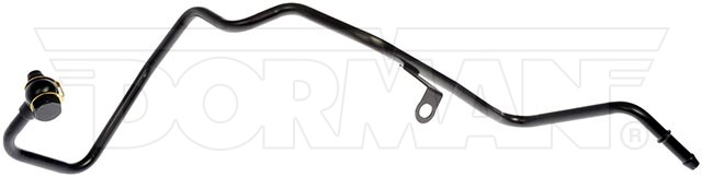 Dorman Turbocharger Coolant Line, OE Solutions™, 0.95 Inch Inside Diameter, 1 Inch Outside Diameter, 20 Inch Length, Molded Assembly, Black – 667-673