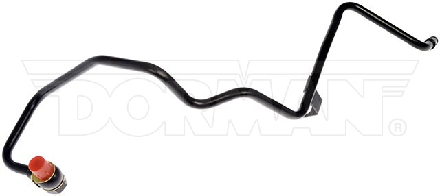Dorman Turbocharger Coolant Line, OE Solutions™, 0.95 Inch Inside Diameter, 1 Inch Outside Diameter, 20 Inch Length, Molded Assembly, Black – 667-673