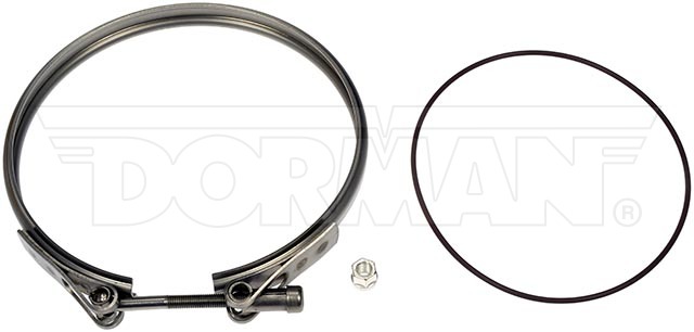 Dorman Exhaust Clamp, OE Solutions ™, V-Band Clamp, 6 Inch Diameter, Stainless Steel, With Gasket, Single – 667-699