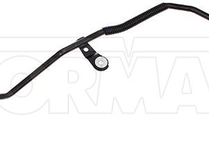 Dorman Turbocharger Coolant Line, OE Solutions™, 6.34 Inch Length, 0.12 Inch Inside/ 0.23 Inch Outside Diameter, Molded Assembly, Black – 667-710