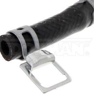 Dorman Turbocharger Coolant Line, OE Solutions™, 6.34 Inch Length, 0.12 Inch Inside/ 0.23 Inch Outside Diameter, Molded Assembly, Black – 667-710