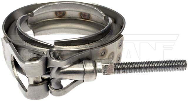 Dorman Exhaust Clamp, OE Solutions ™, V-Band Clamp, 1.8 Inch Outside Diameter, 3 Inch Pipe Diameter, Regular, With Flange, Aluminum, Single – 667-716