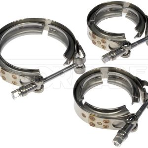 Dorman Turbocharger Installation Kit, OE Solutions™, With 3 Clamps/ 6 Aluminum Gaskets and 6 Rubber Gaskets – 667-820