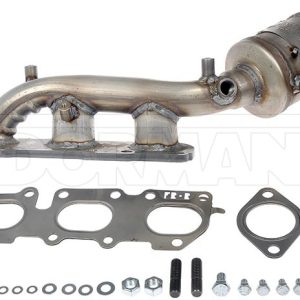 Dorman Catalytic Converter, OE Solutions ™, 4 Inch Converter Body Length, Stainless Steel, 24 Inch Overall Inch – 673-564