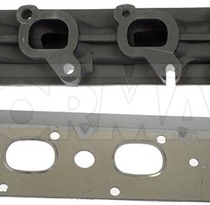 Dorman Exhaust Manifold, OE Solutions™, Ductile Iron, Gaskets Included, Mounting Hardware Included, Ceramic Coated, Black – 674-498