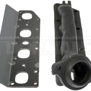 Dorman Exhaust Manifold, OE Solutions™, Ductile Iron, Gaskets Included, Mounting Hardware Included, Ceramic Coated, Black – 674-498