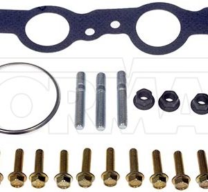 Dorman Exhaust Manifold, OE Solutions™, Ductile Iron, Gaskets Included, Mounting Hardware Included, Black – 674-522XD