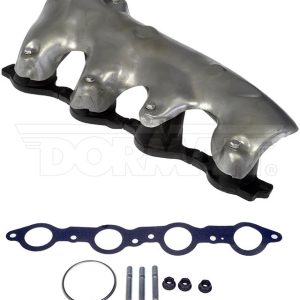 Dorman Exhaust Manifold, OE Solutions™, Ductile Iron, Gaskets Included, Mounting Hardware Included, Black – 674-522XD
