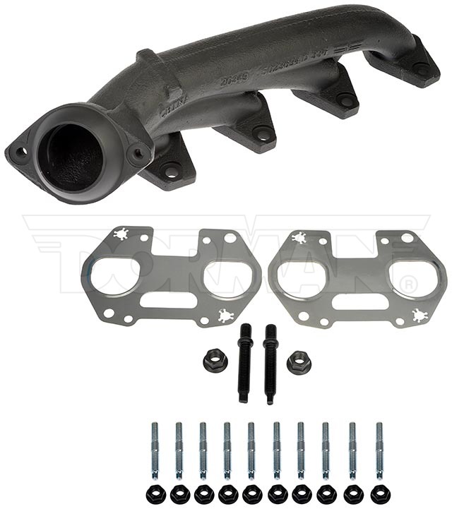 Dorman Exhaust Manifold, OE Solutions ™, Ceramic Coated Cast Iron, Single – 674-694XD