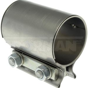 Dorman Exhaust Clamp, OE Solutions ™, Butt Joint Band Clamp, 2 Inch Outside Diameter, Regular, Stainless Steel, Single – 677-008