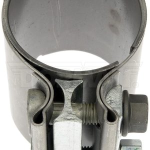 Dorman Exhaust Clamp, OE Solutions™, 2-1/2 Inch Diameter, Butt Joint Band Clamp, Steel, Regular, Single – 677-013