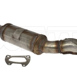 Dorman Catalytic Converter, OE Solutions ™, Stainless Steel, 38 Inch Overall Length, Carb Compliant: No, With Integrated Exhaust Manifold – 679-555