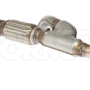 Dorman Exhaust Crossover Pipe, OE Solutions™, Polished, Metallic Gray, Stainless Steel, 1.8 Inch Diameter, Without Converters – 679-568