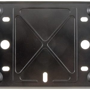 Dorman License Plate Bracket, Black, Metal, Single, Bagged – 68148