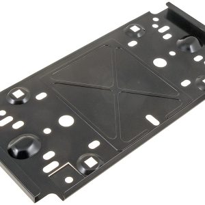 Dorman License Plate Bracket, Black, Metal, Single, Bagged – 68148