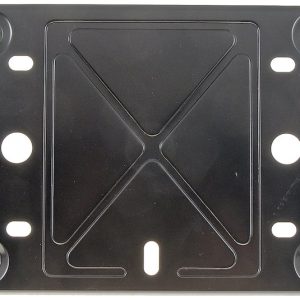 Dorman License Plate Bracket, Black, Metal, Single, Bagged – 68148