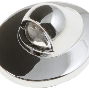 Dorman License Plate Light Bulb Lens, Chrome – 68153