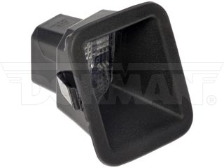 Dorman License Plate Light Bulb Lens, Black/ Clear, Plastic – 68215