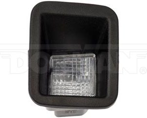 Dorman License Plate Light Bulb Lens, Black/ Clear, Plastic – 68215