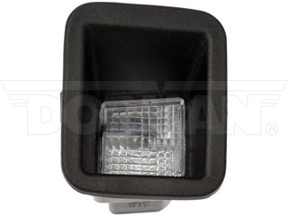 Dorman License Plate Light Bulb Lens, Black/ Clear, Plastic – 68215