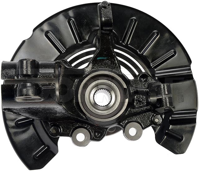 Dorman Spindle, OE Solutions ™, 27 Spline, Steel, Black, Painted, Single, With 1 Hub/ 1 Load Knuckle/ 1 Axle Nut/ 2 Pinch Bolt/ 1 Nut – 686-352