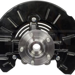 Dorman Spindle, OE Solutions ™, 27 Spline, Steel, Black, Painted, Single, With 1 Hub/ 1 Load Knuckle/ 1 Axle Nut/ 2 Pinch Bolt/ 1 Nut – 686-352