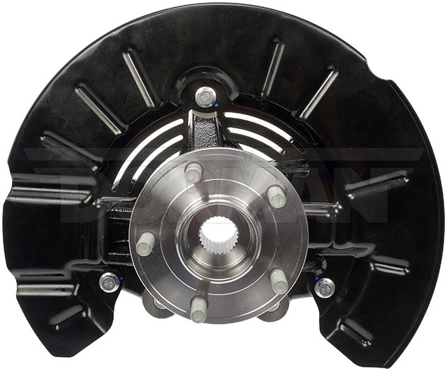 Dorman Spindle, OE Solutions ™, 27 Spline, Steel, Black, Painted, Single, With 1 Hub/ 1 Load Knuckle/ 1 Axle Nut/ 2 Pinch Bolt/ 1 Nut – 686-352