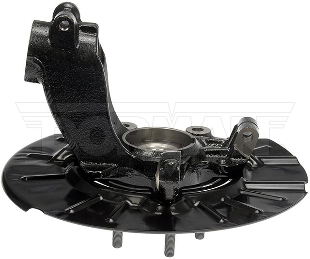 Dorman Spindle, OE Solutions™, 27 Spline, Steel, Black, Painted, Single, With 1 Hub/ 1 Load Knuckle/ 1 Axle Nut/ 2 Pinch Bolt/ 1 Nut – 686-353